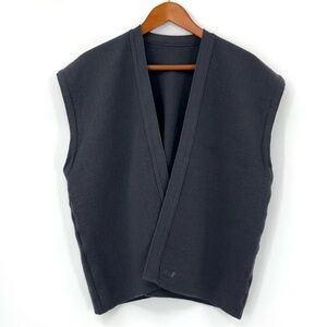ANA Japan 100% Wool Kimono Style Open Sweater Vest